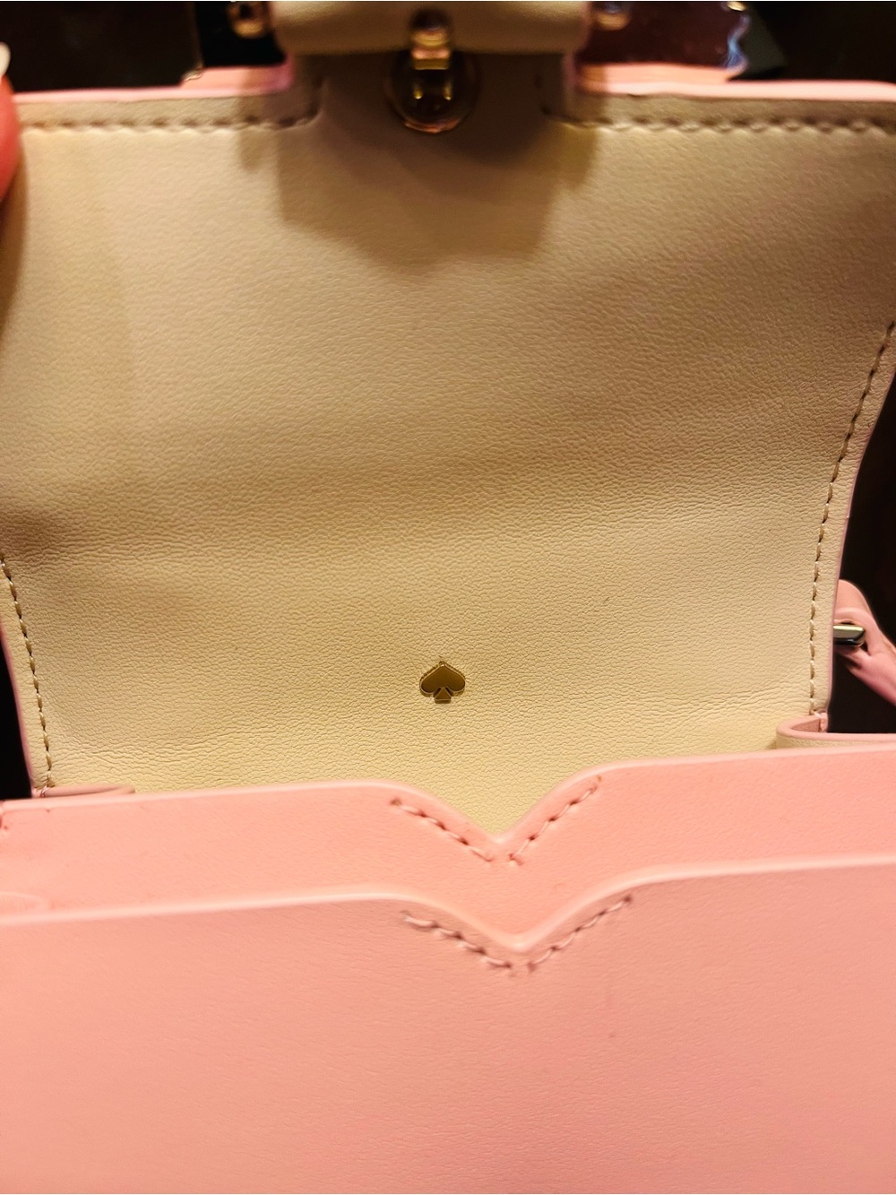 kate spade light pink mini crossbody with jeweled buckle - Picture 6 of 9